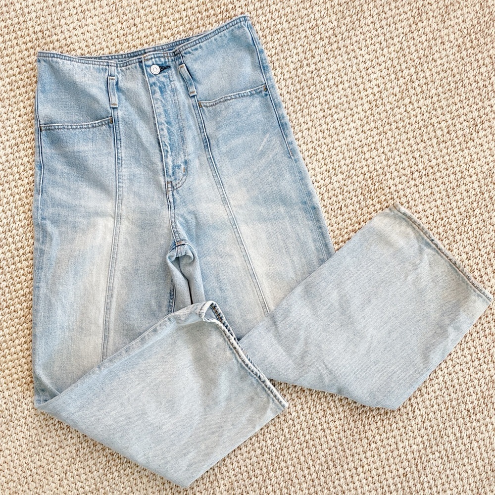 Moussy Vintage Style Straight Leg Jeans – Women’s Size 28 – 100% Cotton - Picture 7 of 10